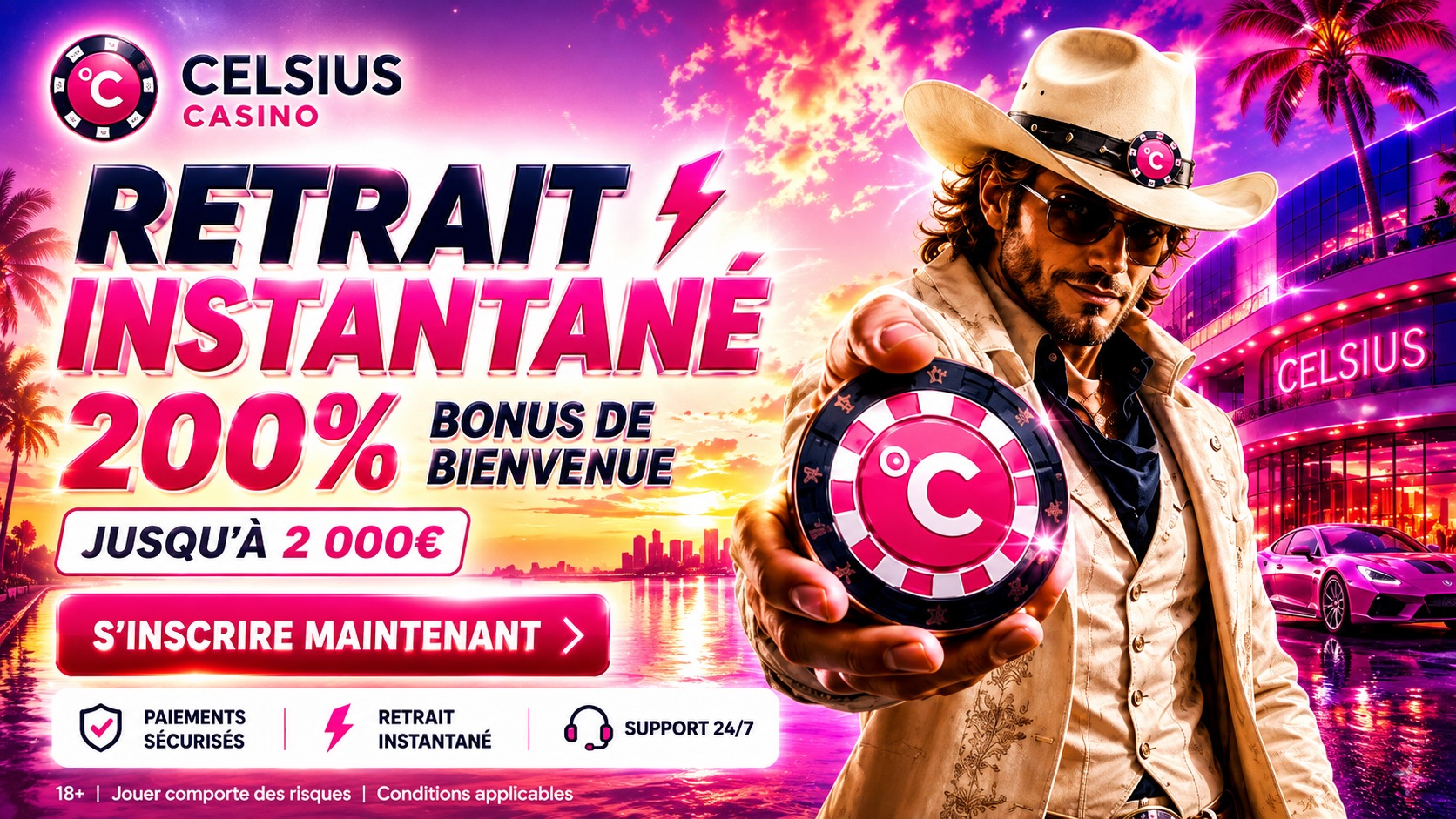 Bannière du bonus Celsius